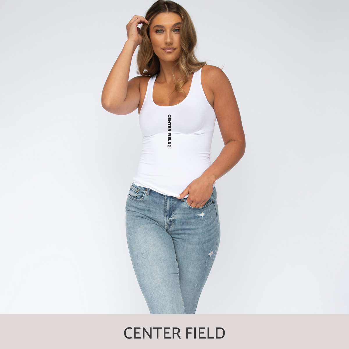 Jeantherapy No Saints O FDL Tank-White SM