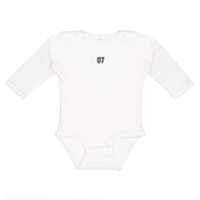 All Pro Onesie Long Sleeve Tee In White