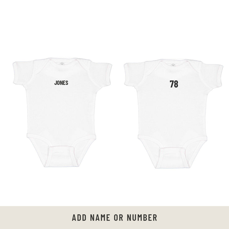 All Pro Onesie Short Sleeve Tee In White