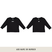 All Pro Toddler Long Sleeve Tee In Black