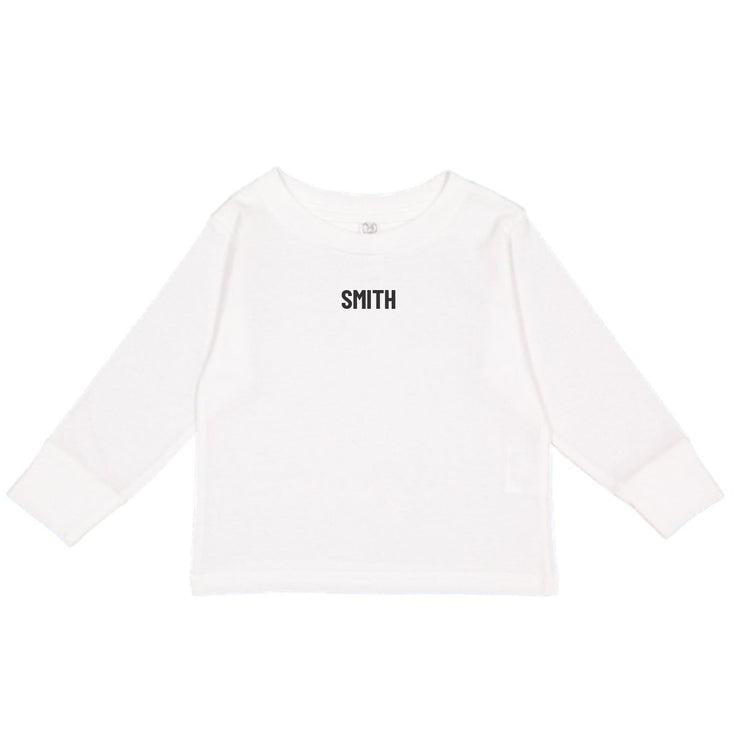 All Pro Toddler Long Sleeve Tee In White