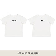 All Pro Toddler Short Sleeve Tee In White