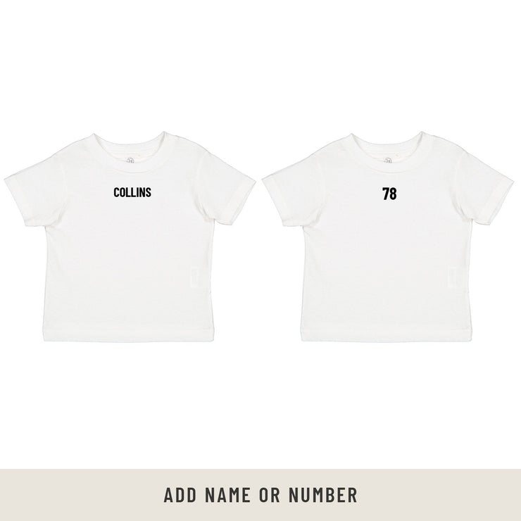 All Pro Toddler Short Sleeve Tee In White