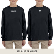 All Pro Youth Long Sleeve Tee In Black