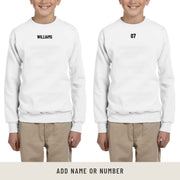 All Pro Youth Sweatshirt In White