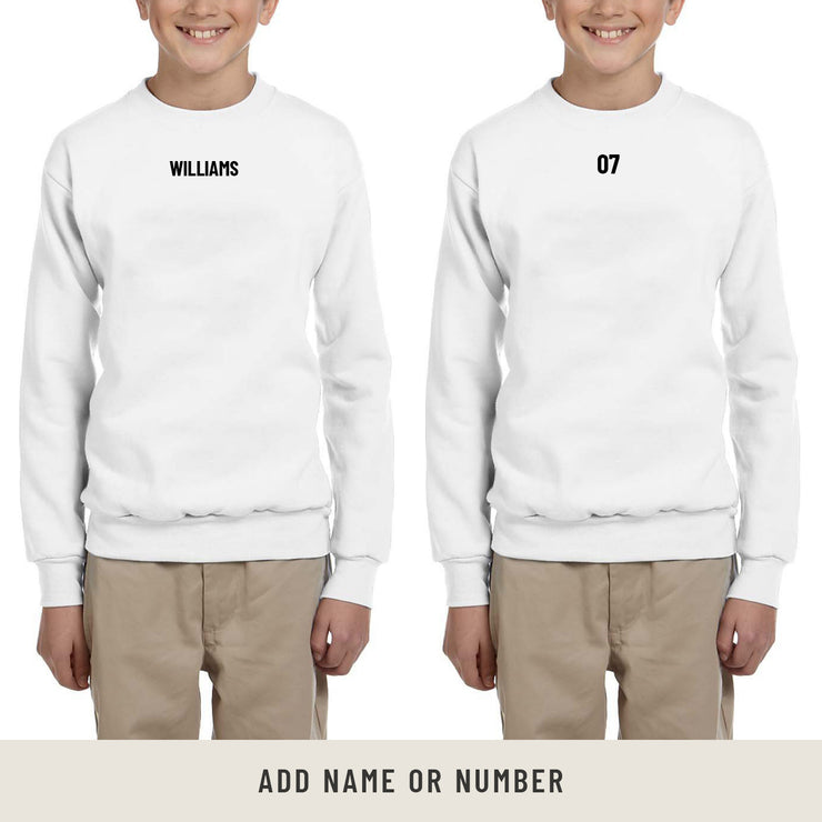 All Pro Youth Sweatshirt In White