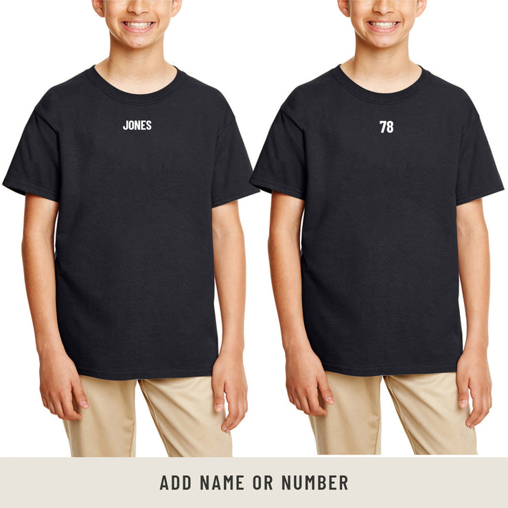 All Pro Youth Short Sleeve Tee In Black