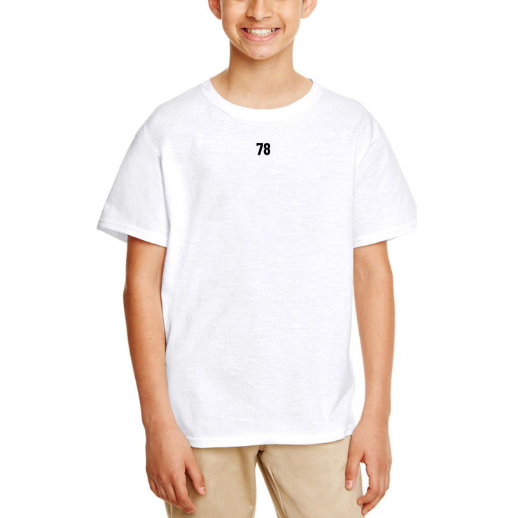 All Pro Youth Short Sleeve Tee In White