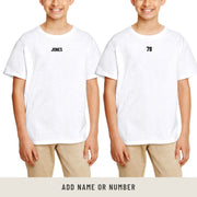 All Pro Youth Short Sleeve Tee In White