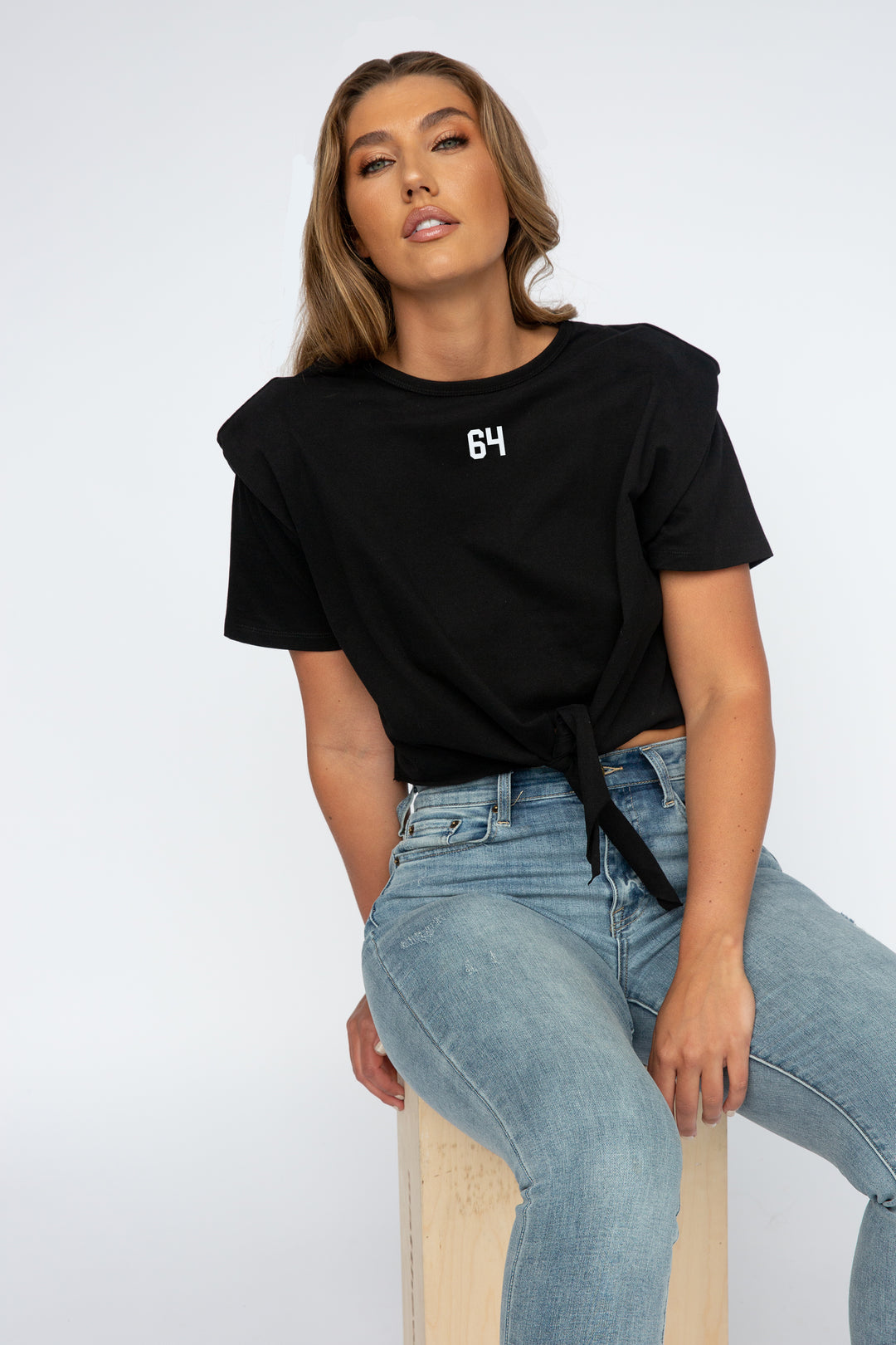 Pasterip / 新品 Power shoulder slit Tee All-Star Shoulder Pad Tee – Good Sport Apparel