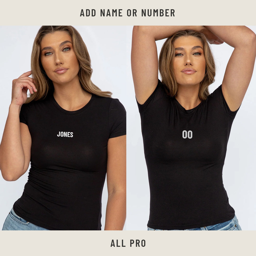 Slim-Fit Short Sleeve Tee in Black – Good Sport Apparel