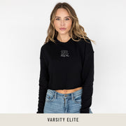 Crop Sweatshirt in Black