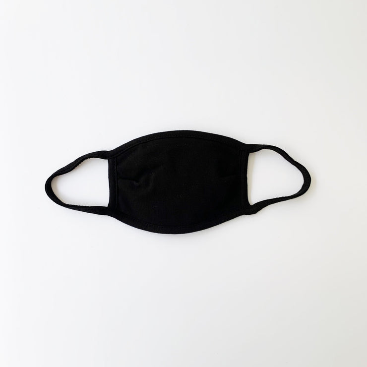 Youth Face Mask in Black